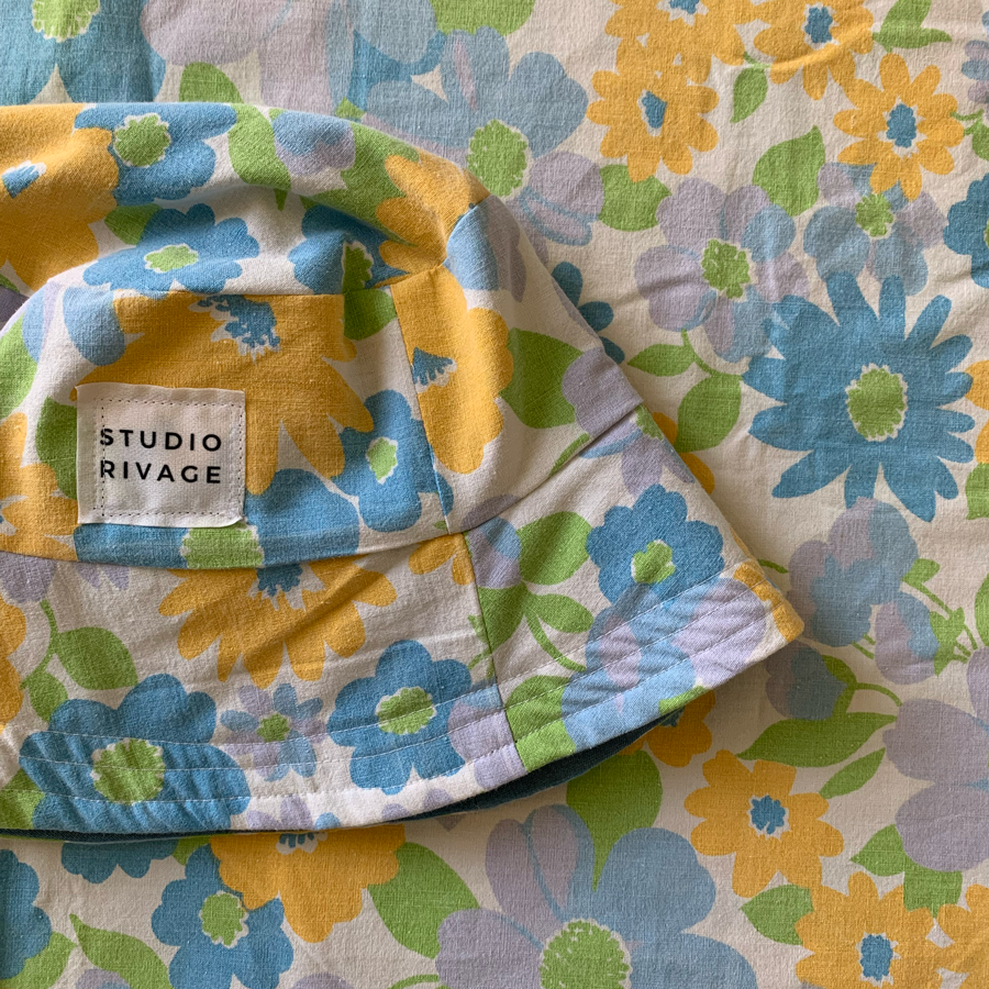 Chapeau bob réversible Flowers & Jeans