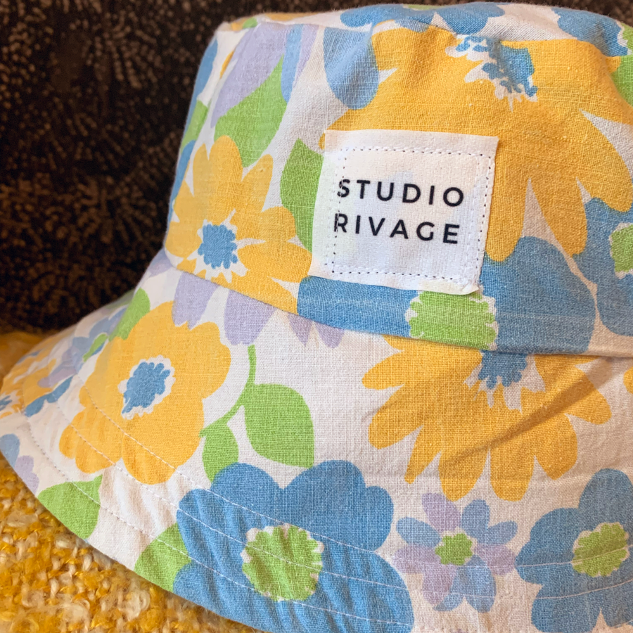 Chapeau bob réversible Flowers & Jeans