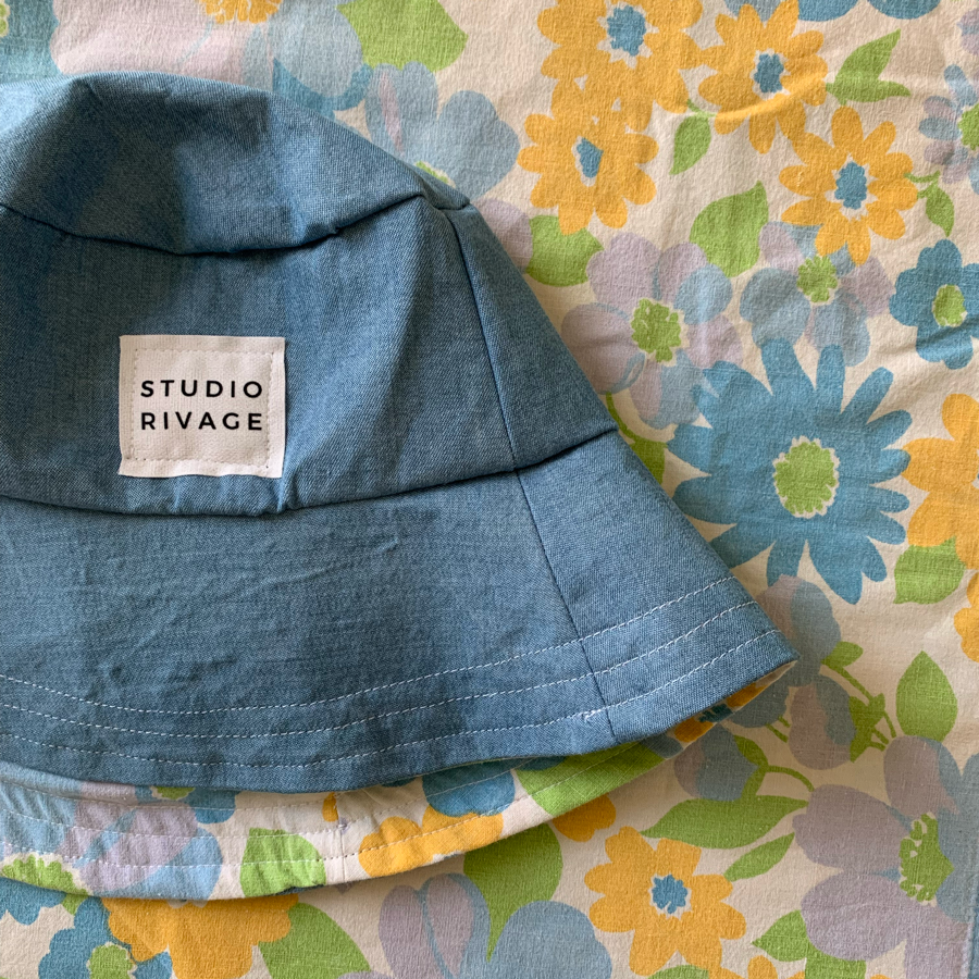 Chapeau bob réversible Flowers & Jeans