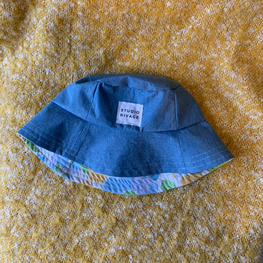 Chapeau bob réversible Flowers & Jeans