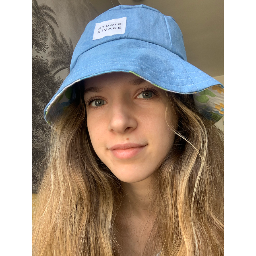 Chapeau bob réversible Flowers & Jeans