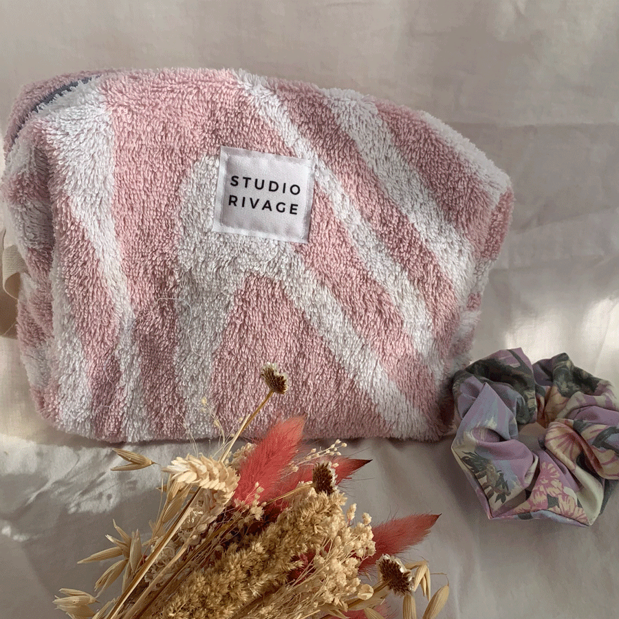 Trousse de toilette Terry Baby Pink