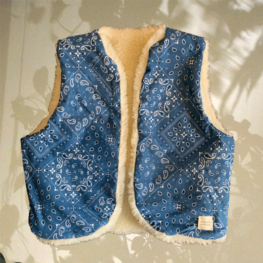 Veste réversible Sherpa & Bandana
