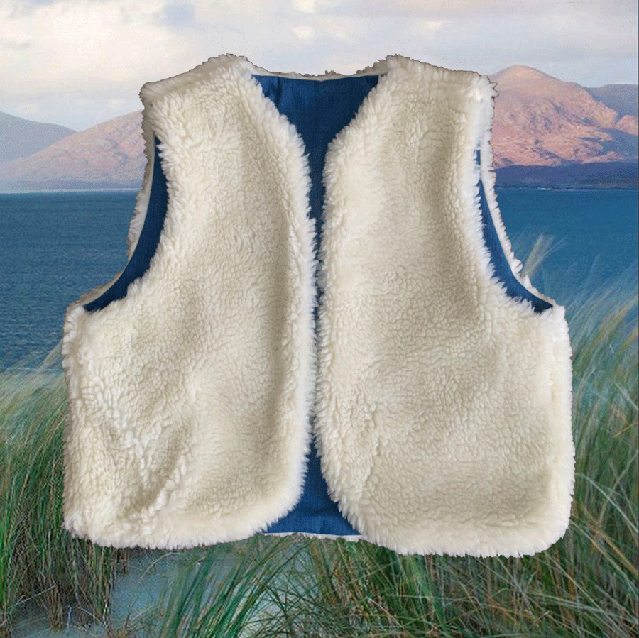 Veste réversible Sherpa & Jeans