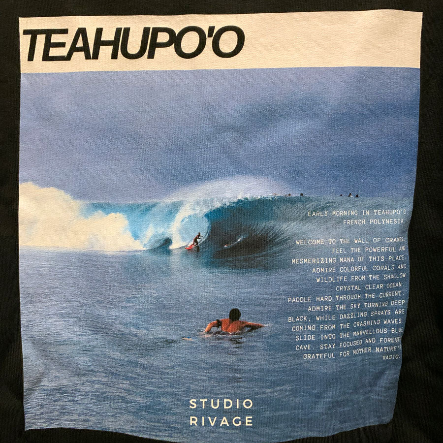 teahupoo tahiti polynesie francaise hoodie sweat shirt studio rivage